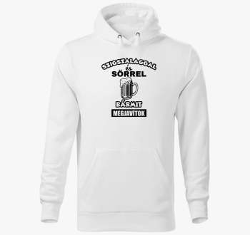 Szigszalaggal in pulover s kapuco