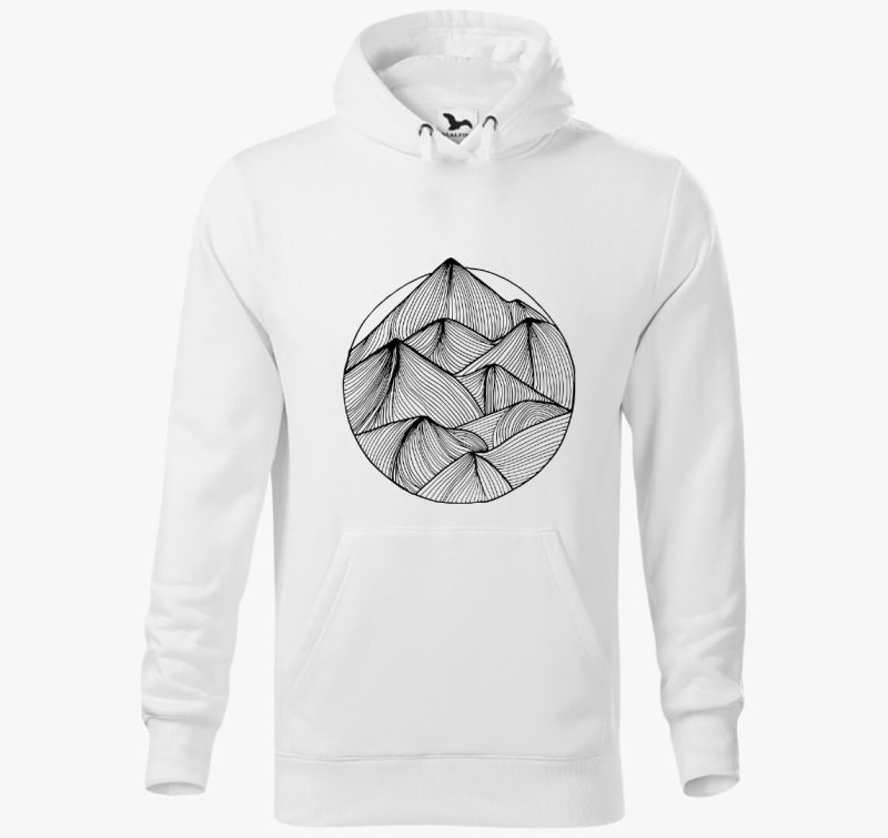 Hegyek pulover s kapuco