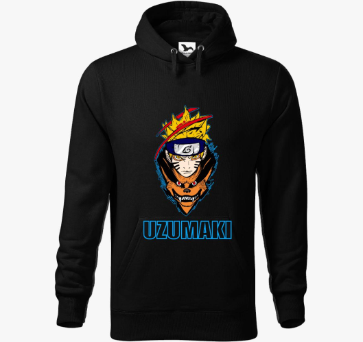 Uzumaki pulover s kapuco