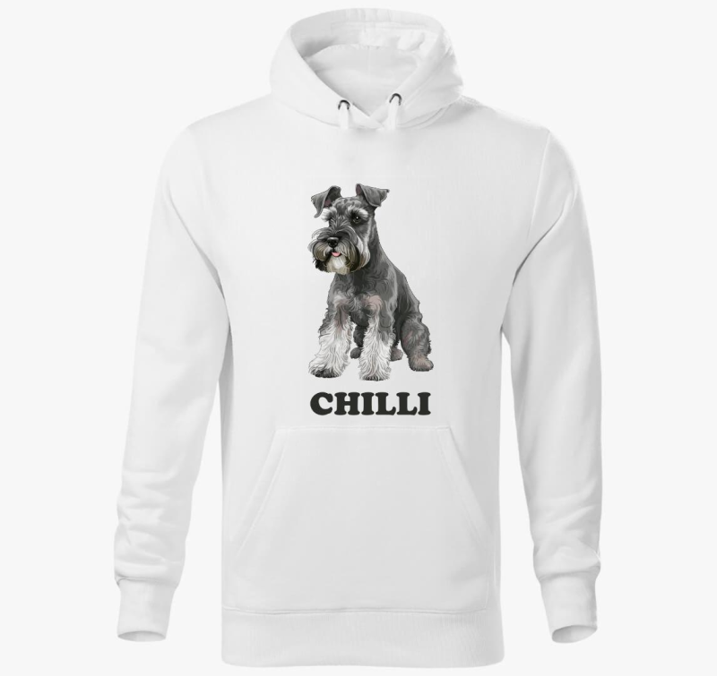 Shnauzer pulover s kapuco