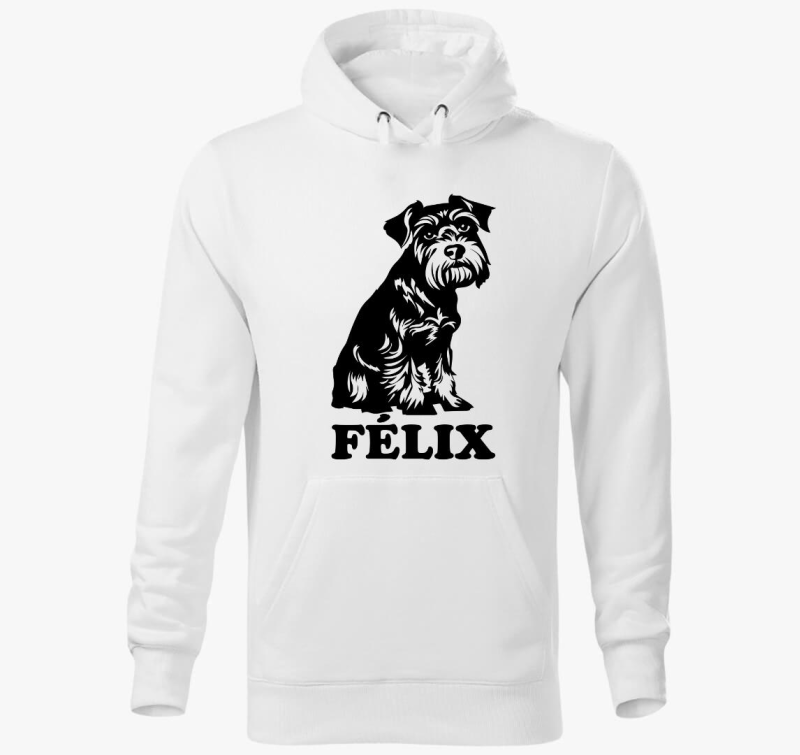 Schnauzer 2 pulover s kapuco