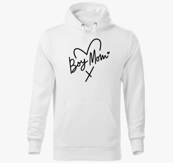 Boy Mom pulover s kapuco