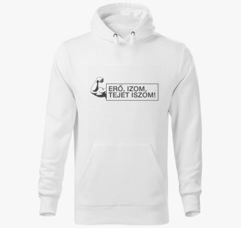 izom, tejet iszom pulover s kapuco