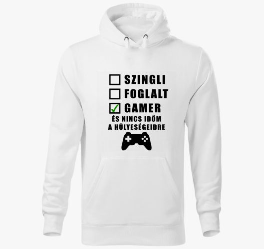 Gamer sem in nincs pulover s k...
