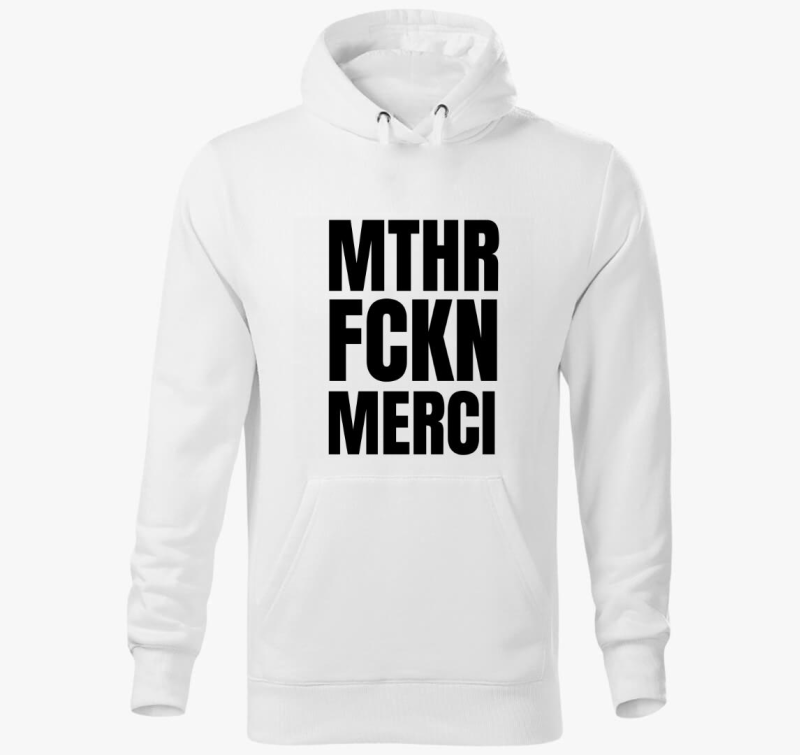 Mthr fckn Merci pulover s kapuco