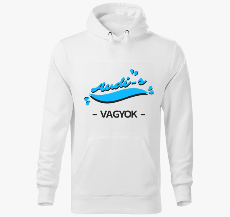 Audi-s sem pulover s kapuco