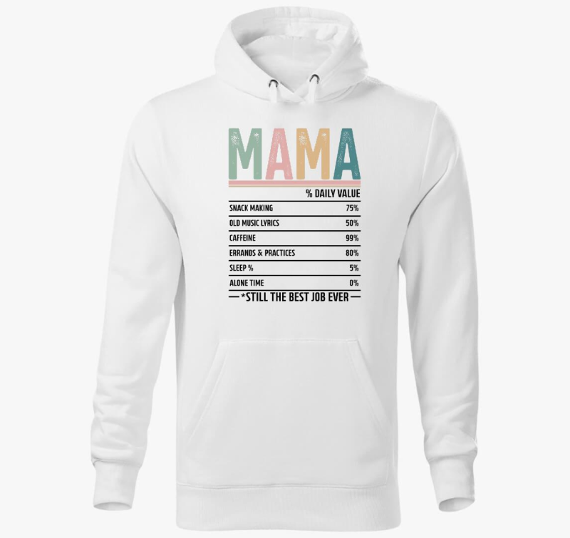 Mama pulover s kapuco