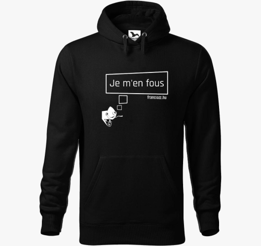 Ne bela pulover s kapuco