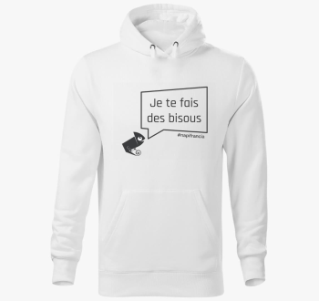 Puszillak! siva pulover s kapuco