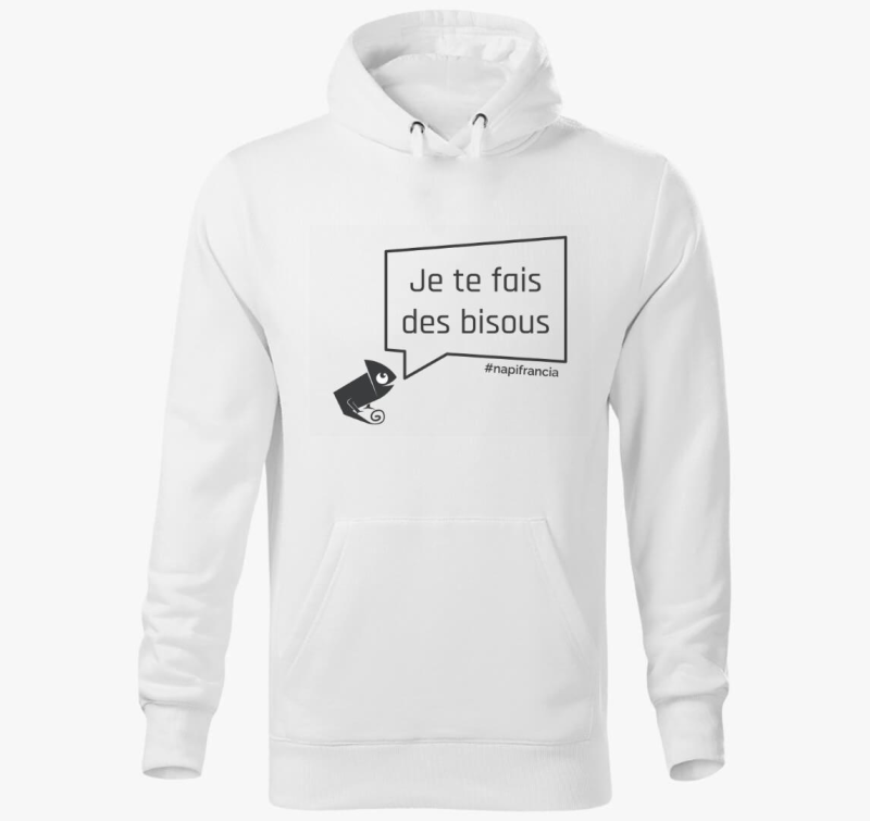 Puszillak! siva pulover s kapuco