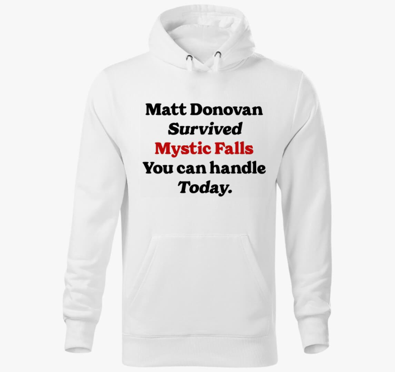 Matt Donovan survived pulover s kapuco