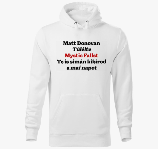 Matt Donovan pulover s kapuco