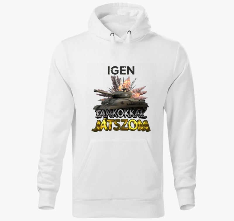 Igen tankokkal pulover s kapuco