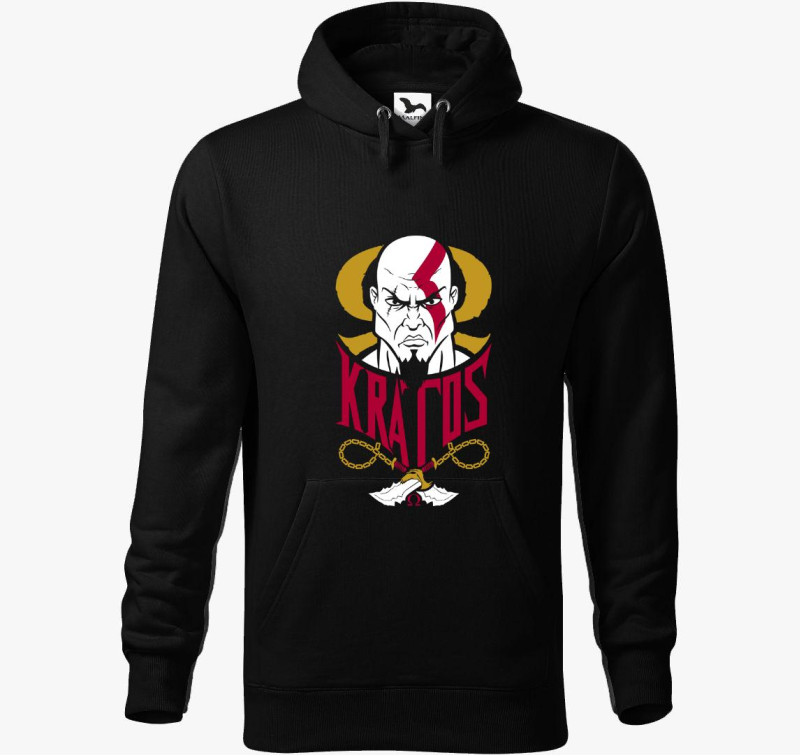 God of War - Kratos artwork pulover s kapuco