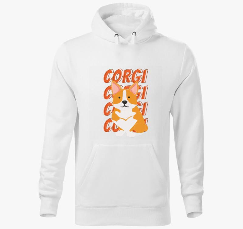 Corgi pulover s kapuco