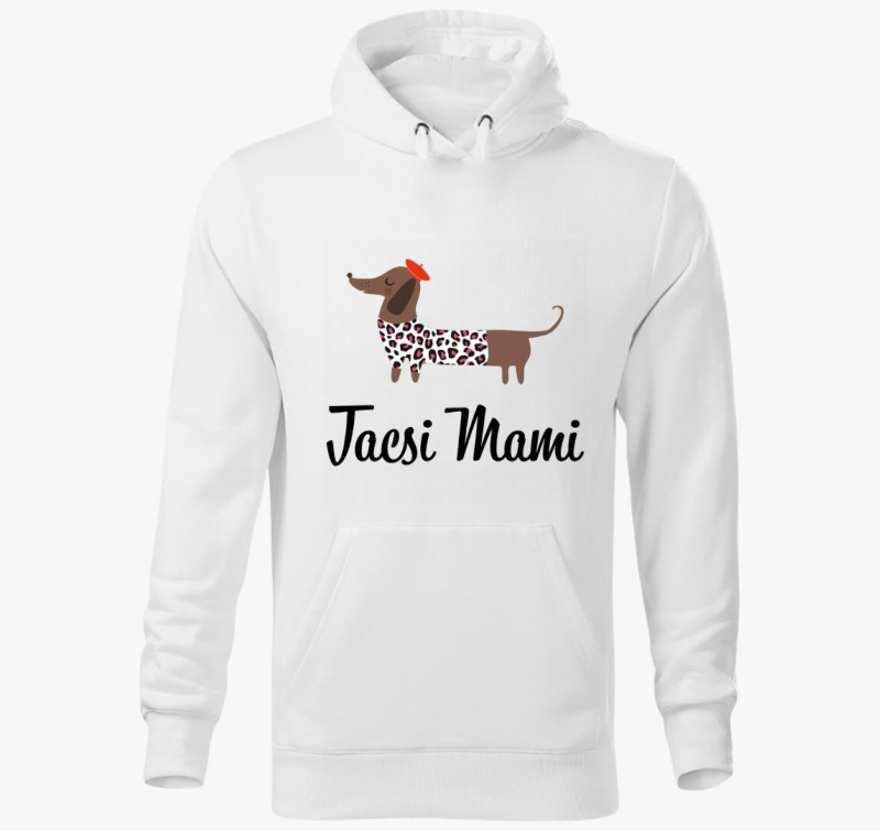 Tacsi mami pulover s kapuco