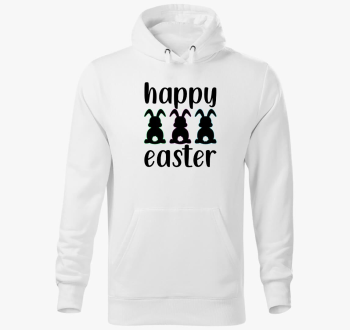 črna nyuszis pulover s kapuco