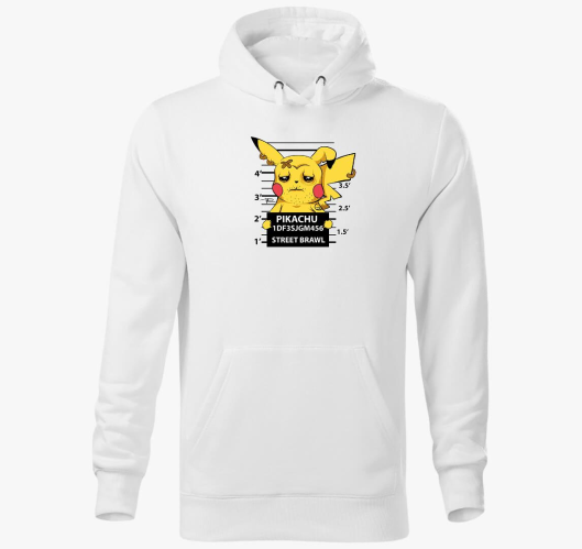 Sittes Pikachu pulover s kapuc...