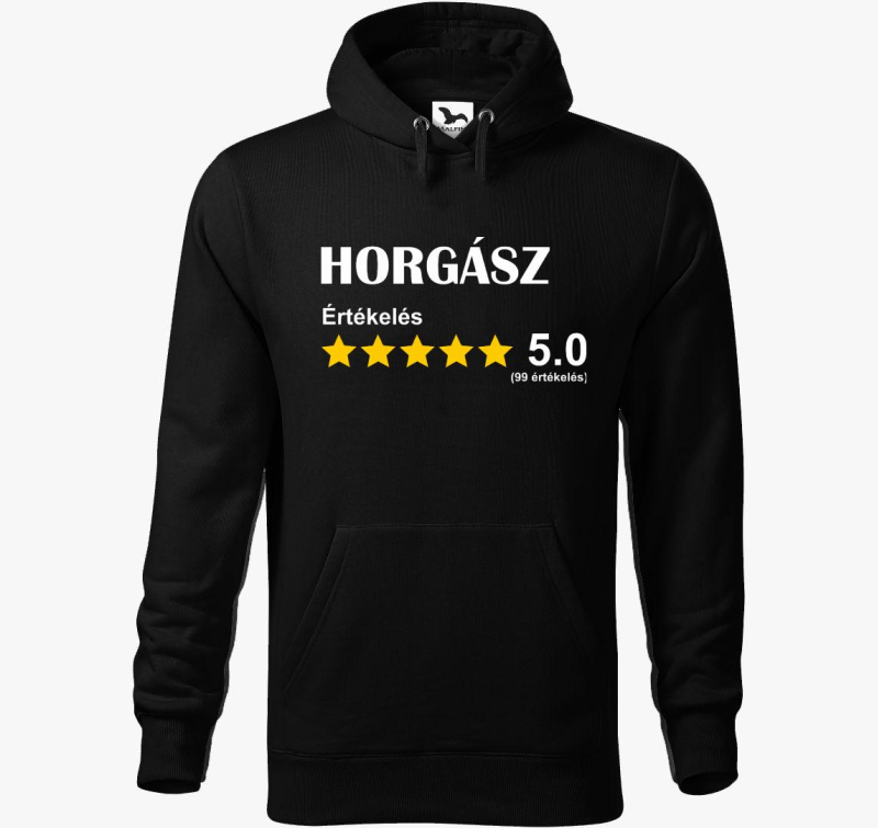 Ribič pulover s kapuco