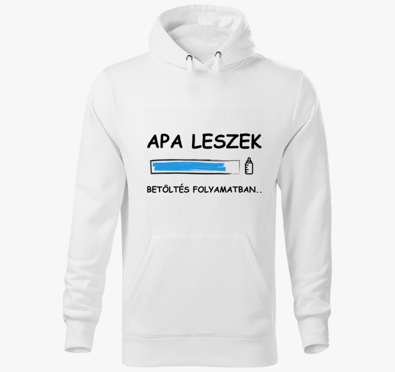 Oče leszek folyamatban.. pulover s kapuco