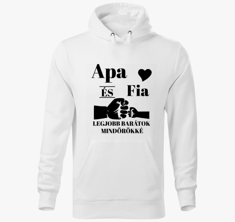 Oče in fia legjobb pulover s kapuco