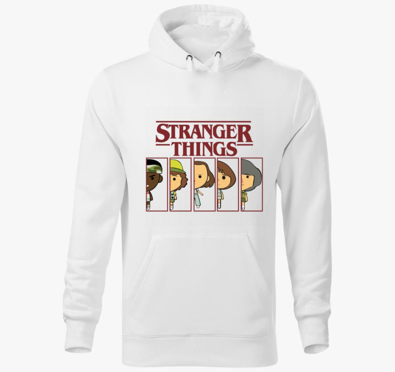 Stranger Things karakteres pulover s kapuco