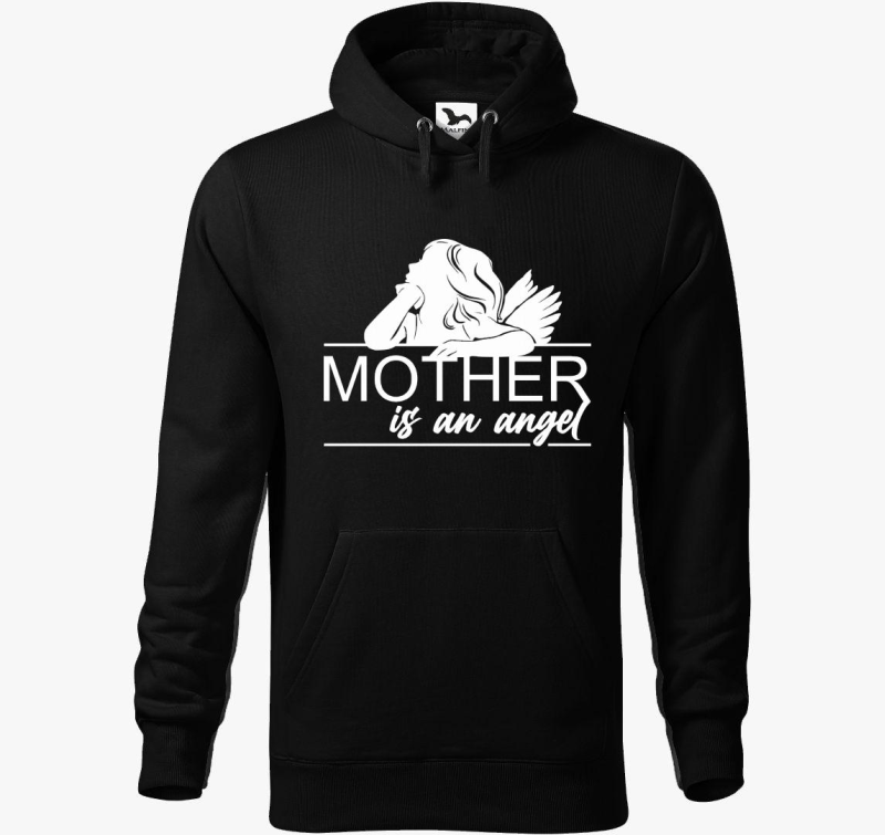 Mama angyal bela pulover s kapuco