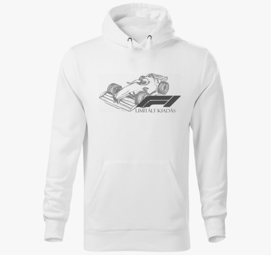 Forma 1 pulover s kapuco