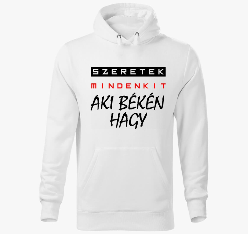 szeretek mindenkit pulover s kapuco