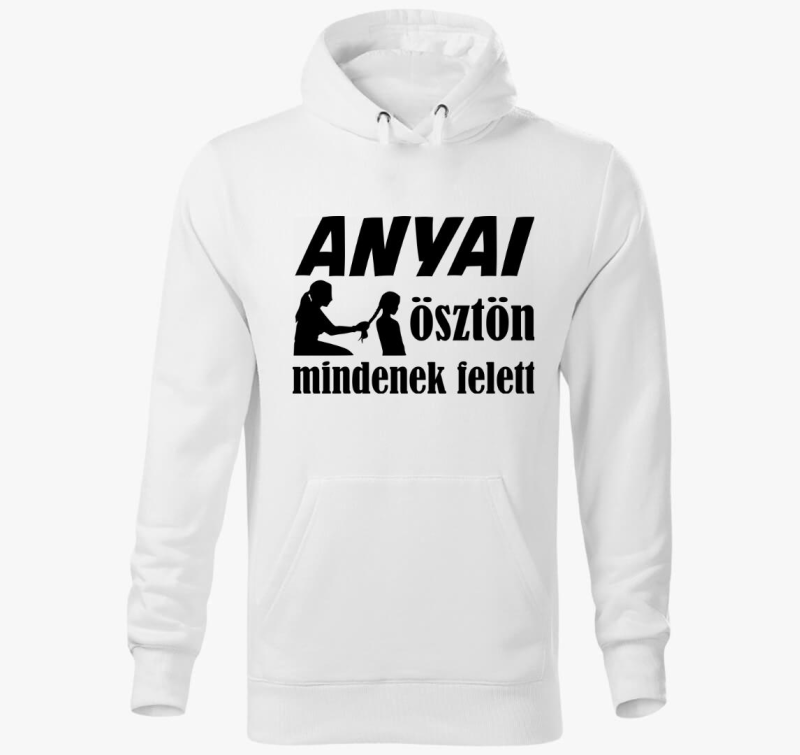 Anyai feliratos pulover s kapuco