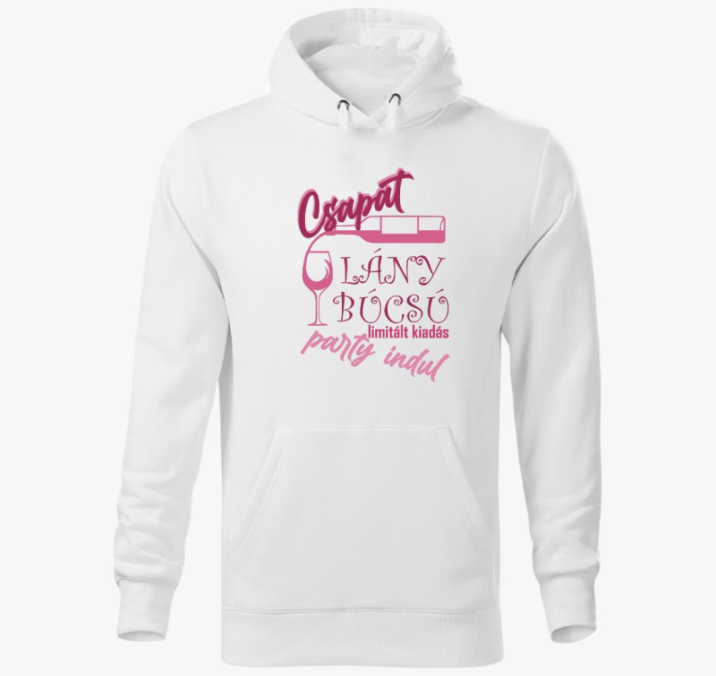 party Csapat pulover s kapuco