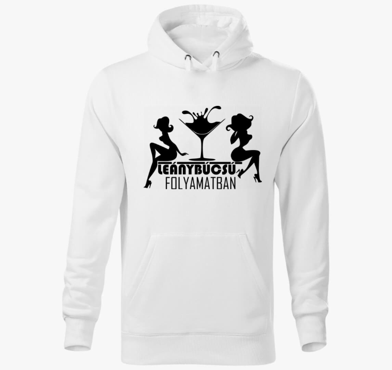 črna pulover s kapuco