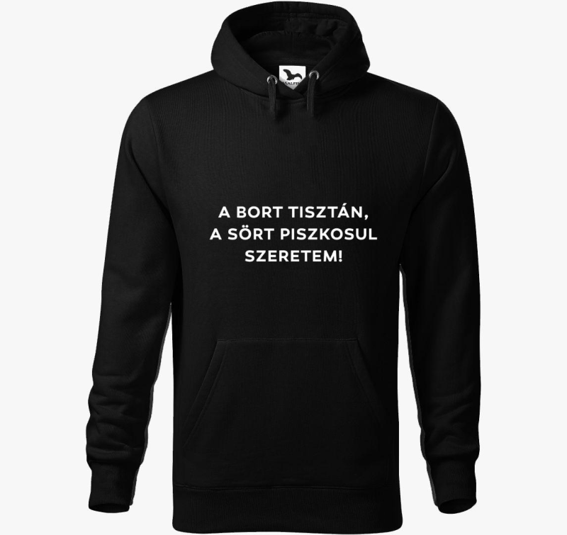 bort piszkosul szeretem pulover s kapuco