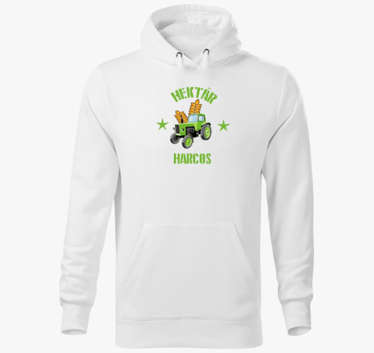 Harcos pulover s kapuco