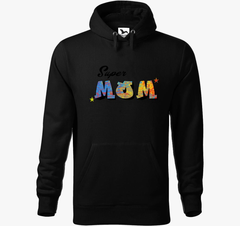 Super Mom pulover s kapuco