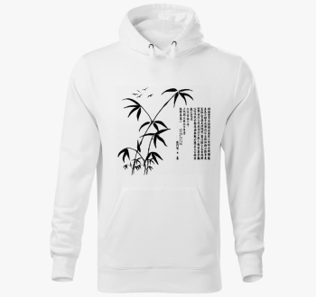 Bambusz pulover s kapuco