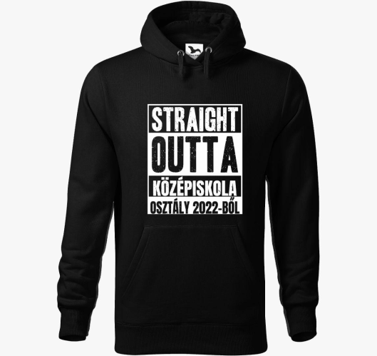 Straight outta pulover s kapuc...