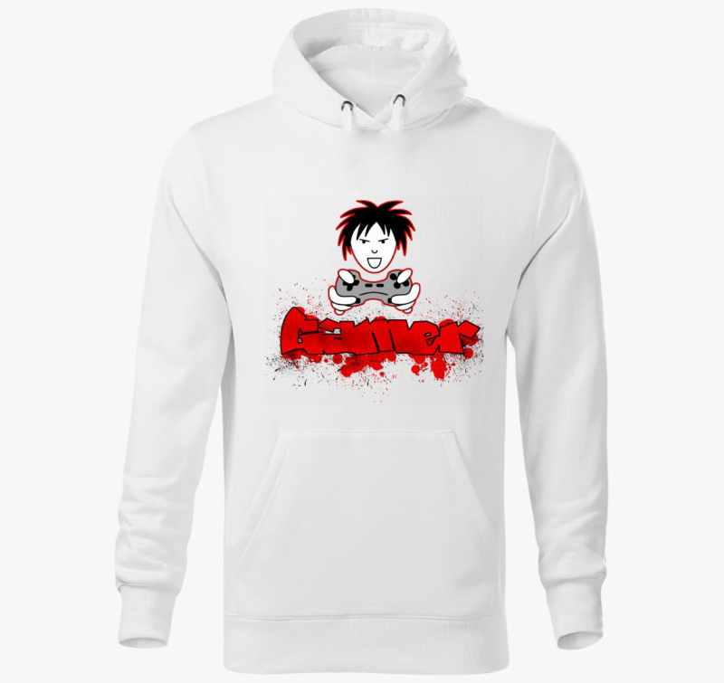 Gamer pulover s kapuco