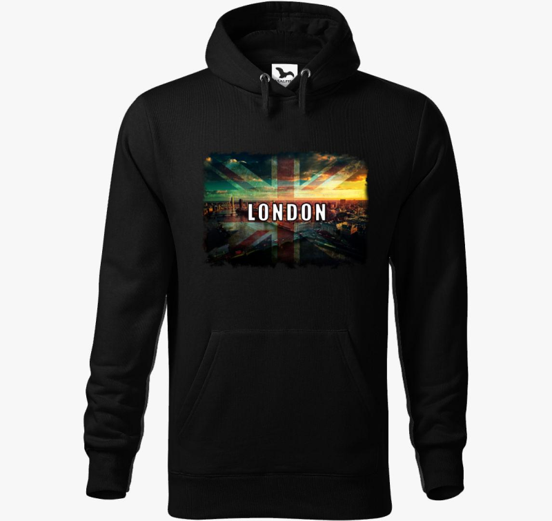 London pulover s kapuco