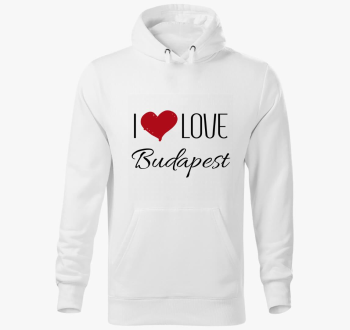 I love Budapest pulover s kapuco