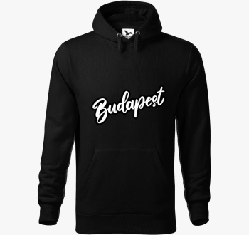 Budapest felirat pulover s kapuco