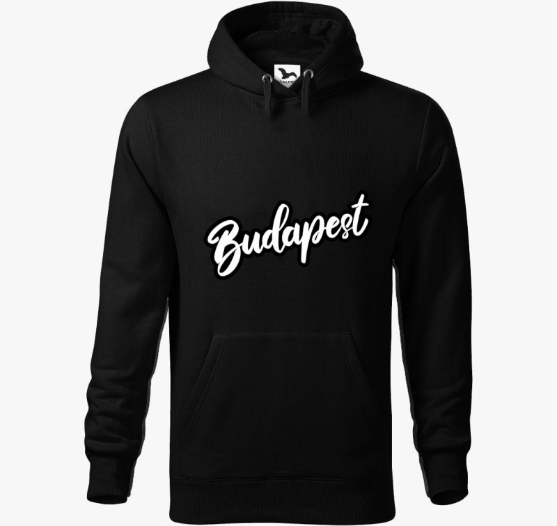 Budapest felirat pulover s kapuco