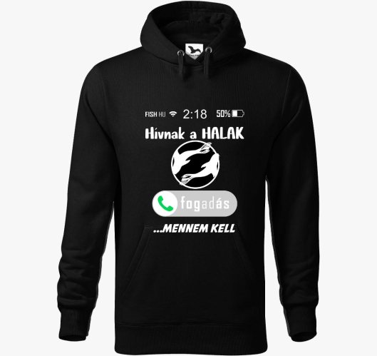 halak pulover s kapuco