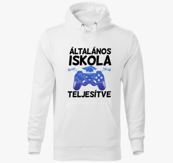 iskola gamer pulover s kapuco