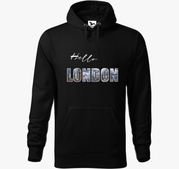Hello London pulover s kapuco