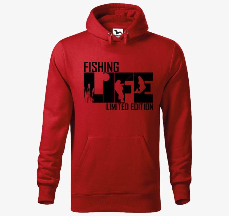 Fishing life feliratos pulover s kapuco