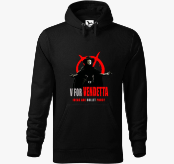 V for vendetta 2 pulover s kapuco