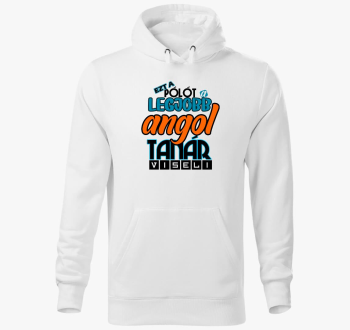 Angol učitelj pulover s kapuco