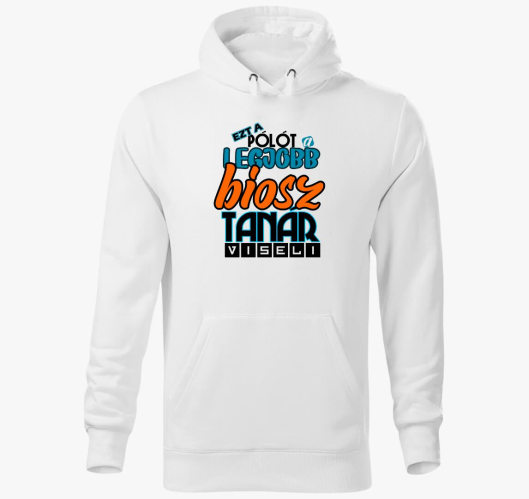 Biosz učitelj pulover s kapuco...