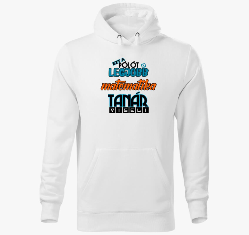 Matematika učitelj pulover s kapuco